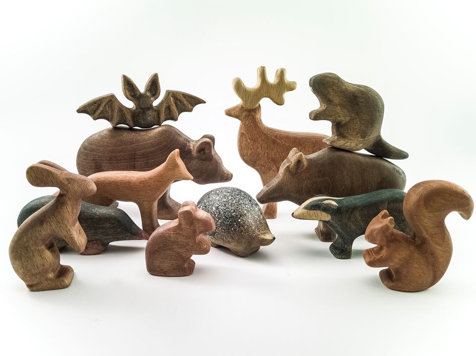 Wooden animal toys | Waldorf wooden toys | Educational toys | Wooden toy  animals | Wooden figurines | Waldorf toys | Wooden toys