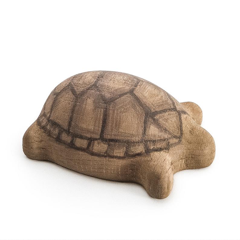 wooden tortoise toy