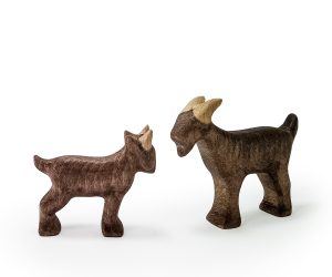 wooden goats