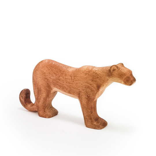 wooden toy cougar
