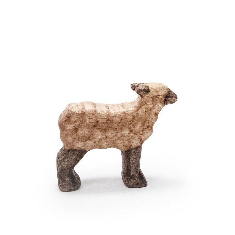wooden lamb toy