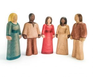 wooden toy people
