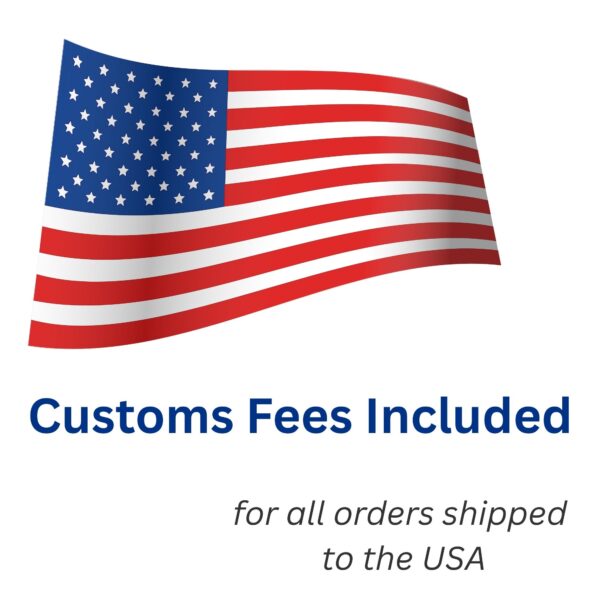 We prepay customs fees for our United States clients.